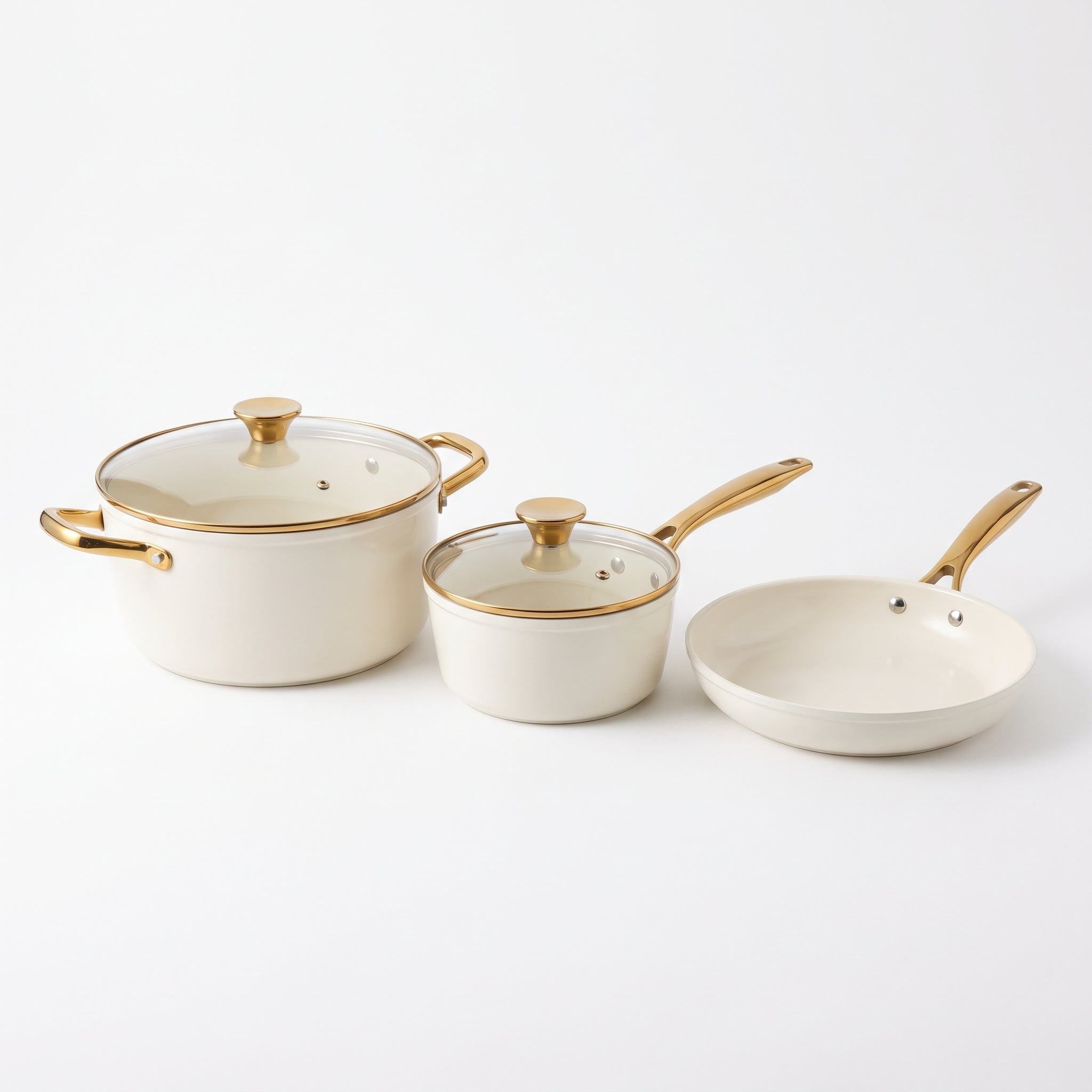 Induction Compatible Healthy Ceramic Pots & Pans