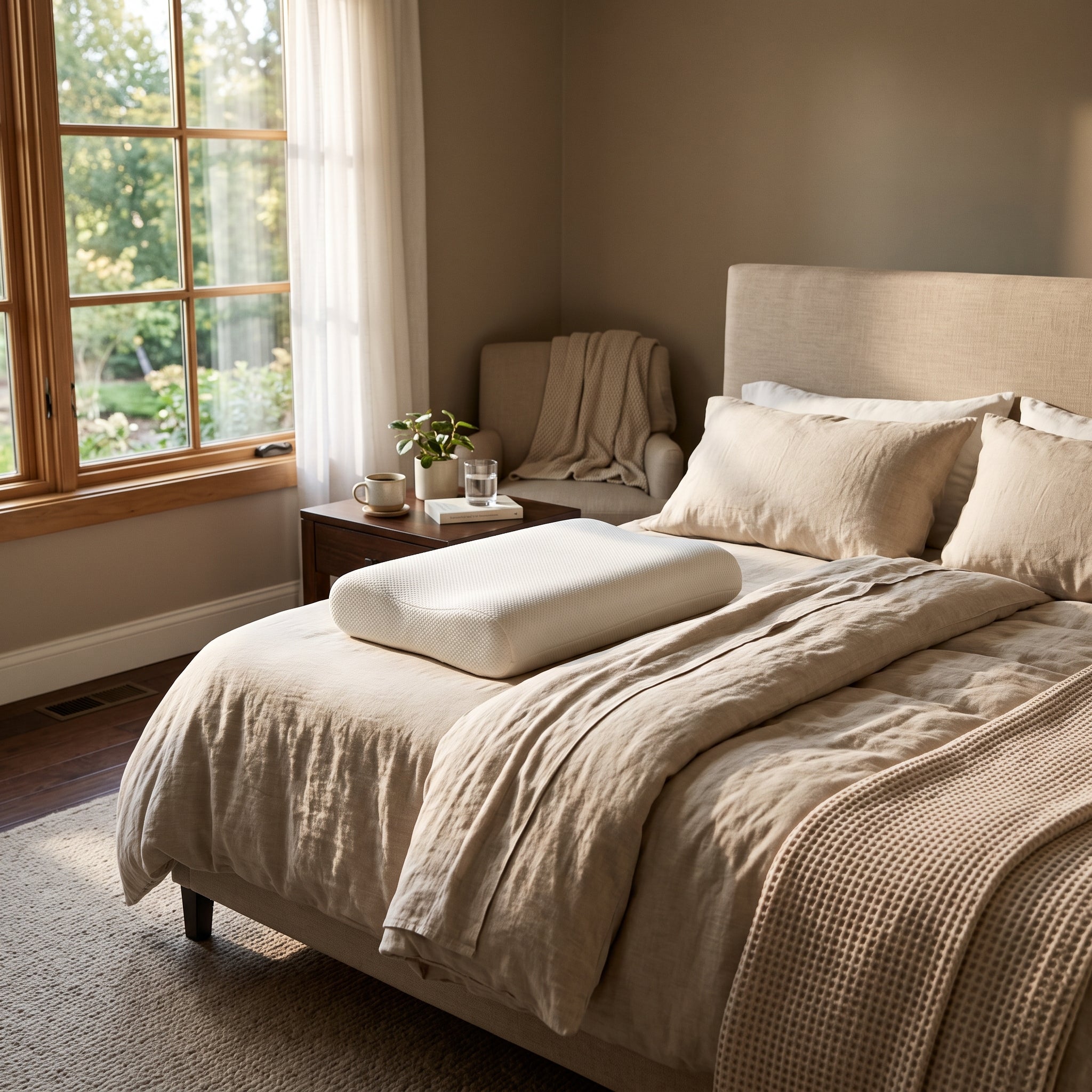 Washable Cover High Resilience Memory Foam Pillow